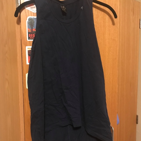 Navy blue muscle tank - Picture 2 of 2